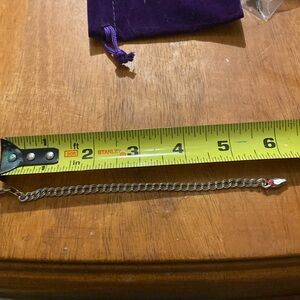 Simple silver chain bracelet